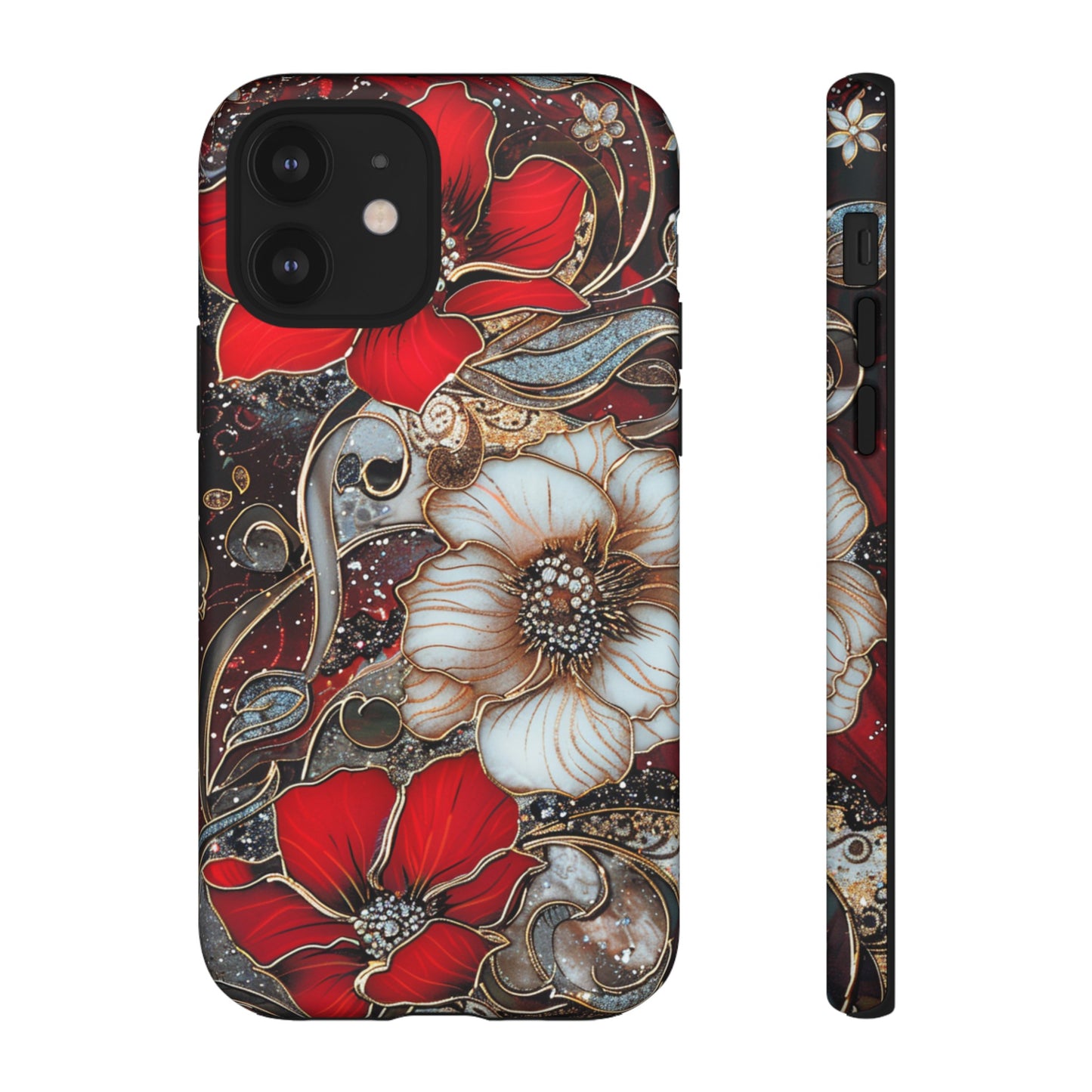 Stained Glass Floral Paisley Explosion Phone Case