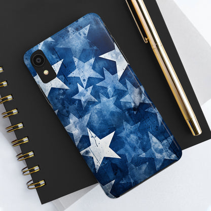 Starry Nights: Denim Dreams | Celestial Star-Patterned iPhone Case