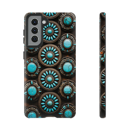 Vintage Navajo Native American Turquoise Concho Phone Case