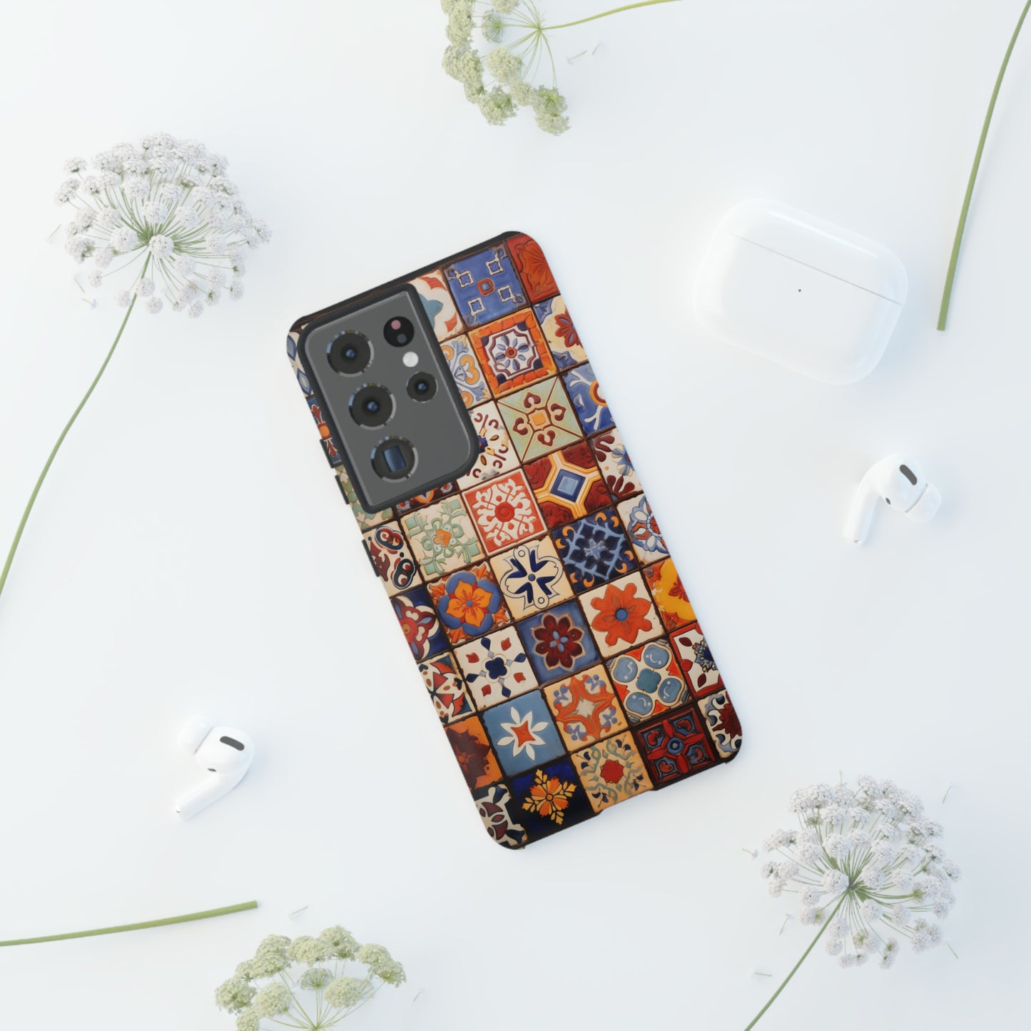 Mexican Tile Phone Case Fits all iPhone 15, Samsung and Pixel