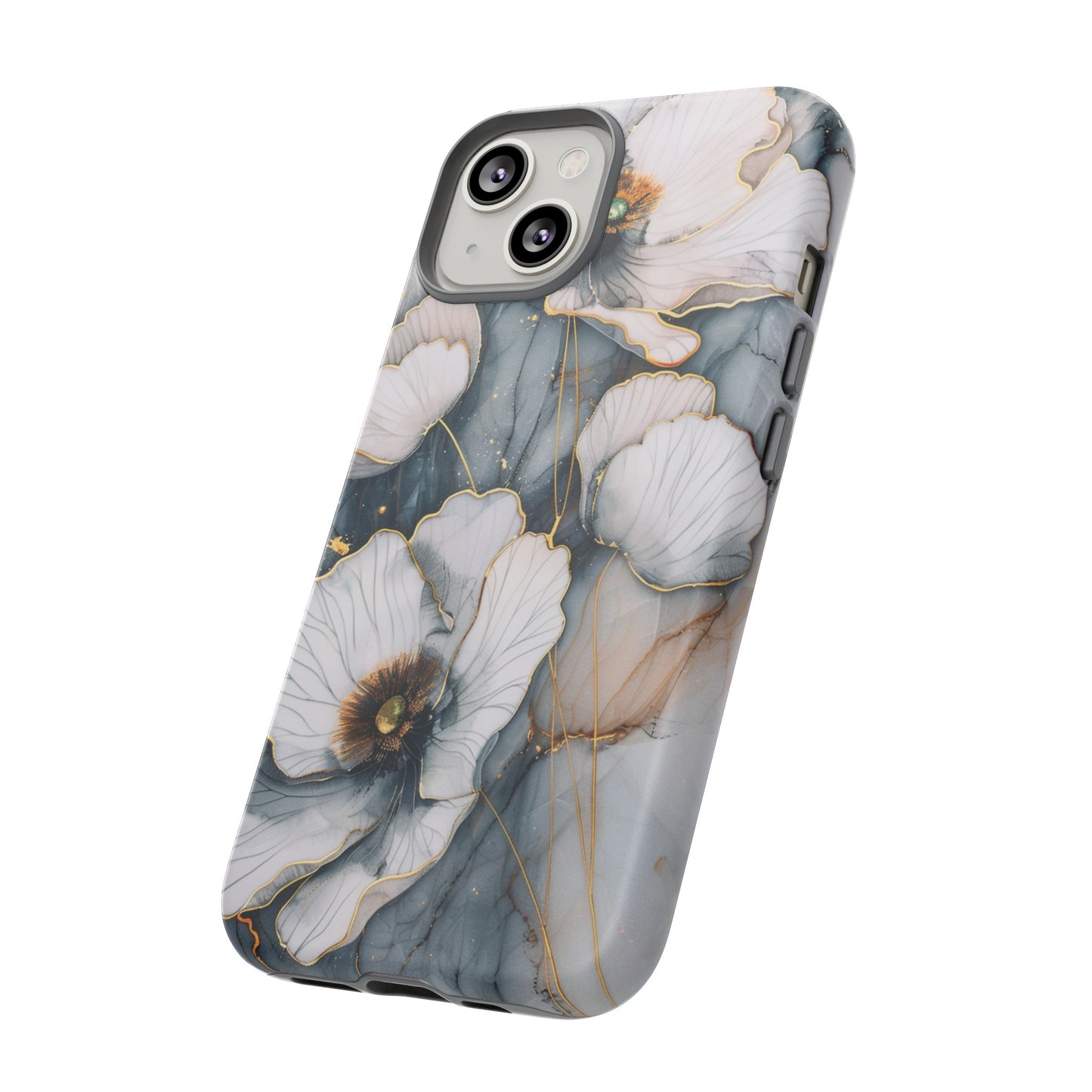 Flowers and Gold Phone Case