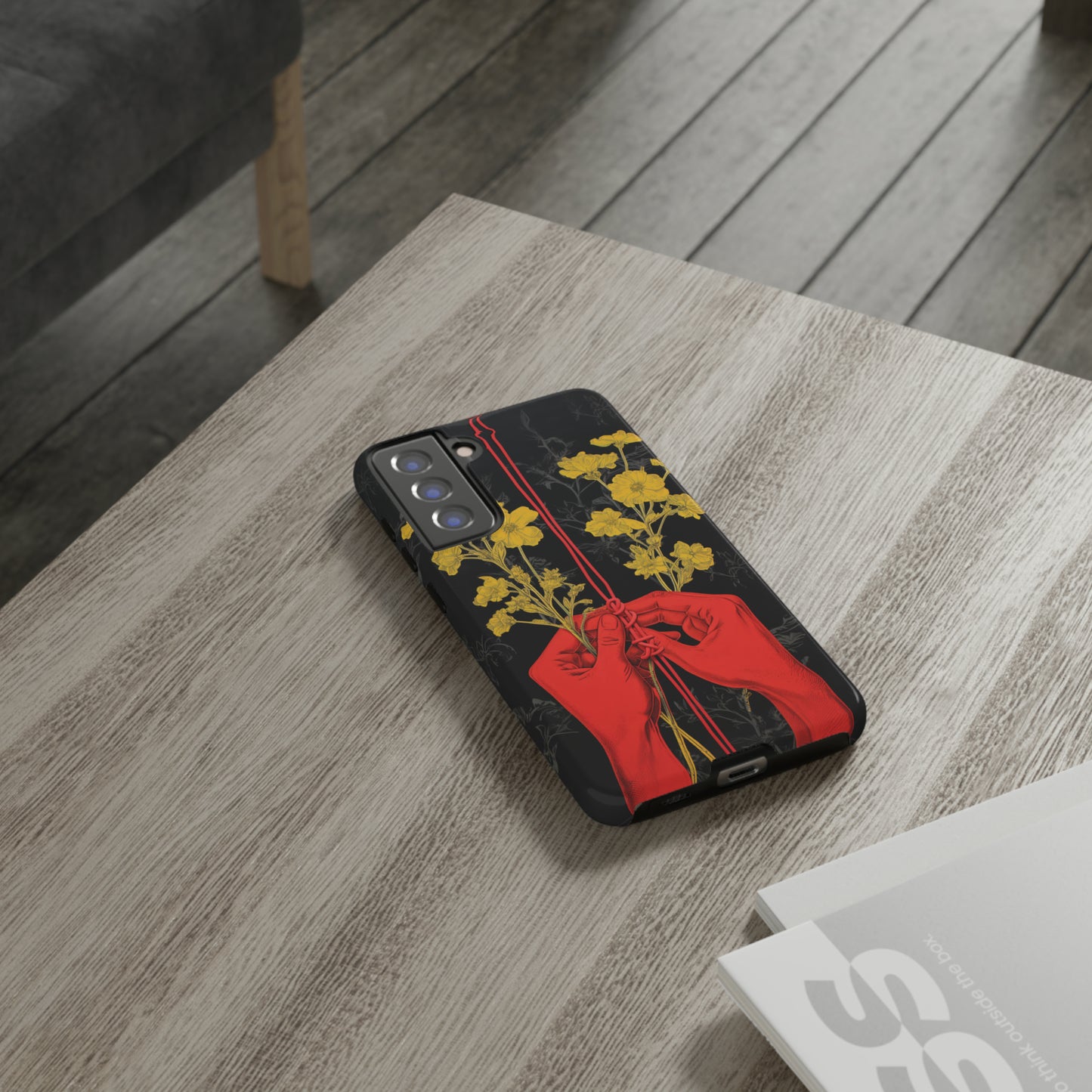 We Are All Connected Floral Phone Case