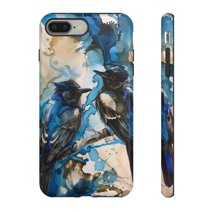 Blue Bird Watercolor Phone Case