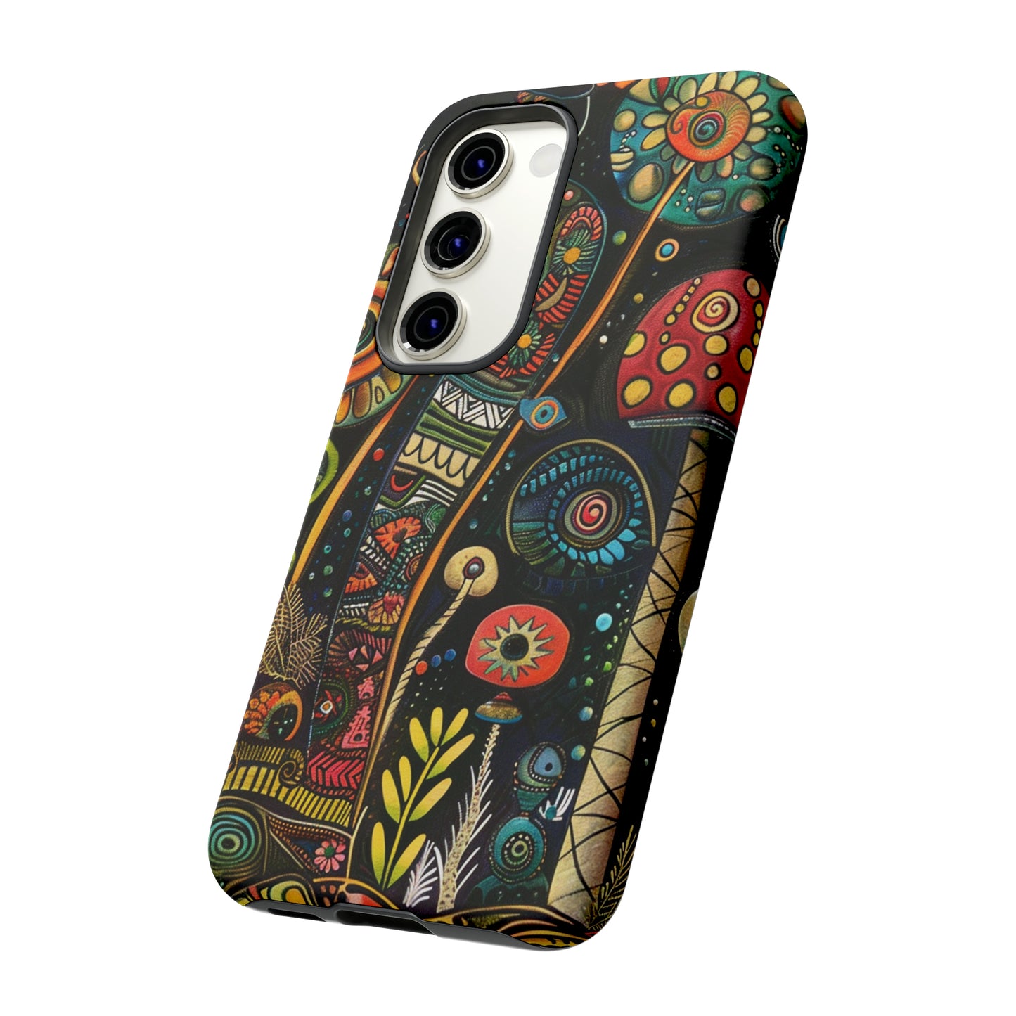 Retro 1960s Psychedelic Flowers Phone Case