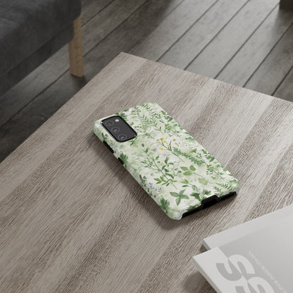 Floral Sage Green Wildflower Phone Case