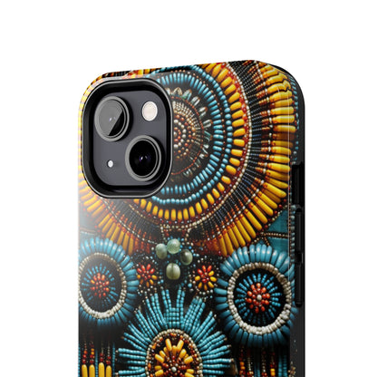 Native American Beadwork iPhone Case | Crafted Elegance with Cultural Heritage