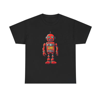 vintage sci fi robot art t shirt