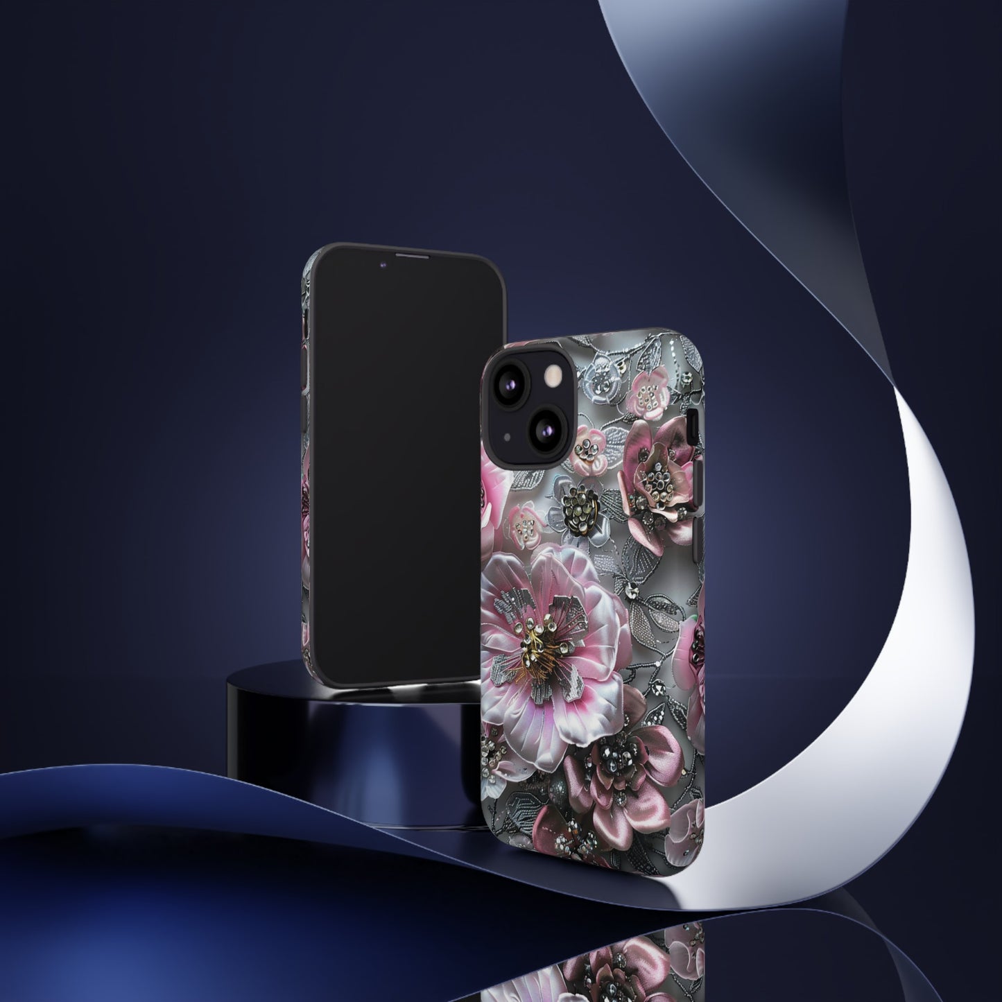 Coquette Aesthetic Floral Art iPhone 15 Case