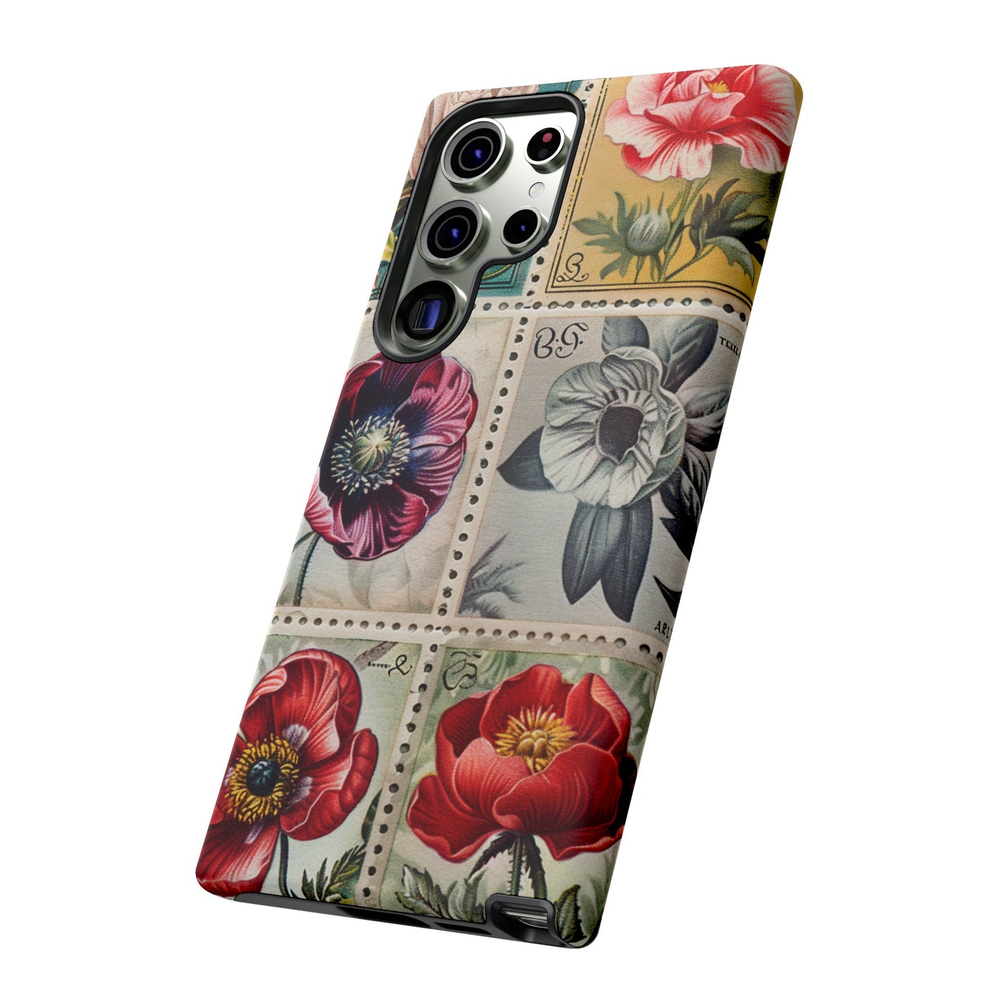 Vintage Floral Stamps Phone Case