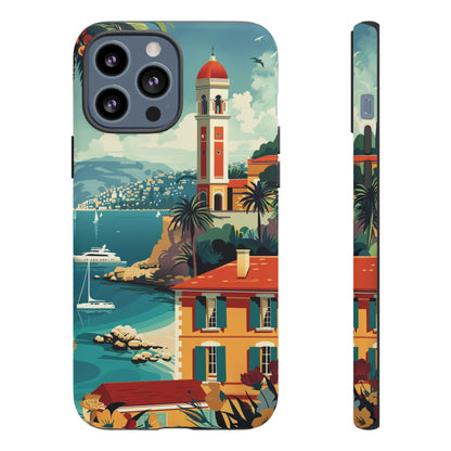 Midcentury French Riviera Landscape Painting Phone Case