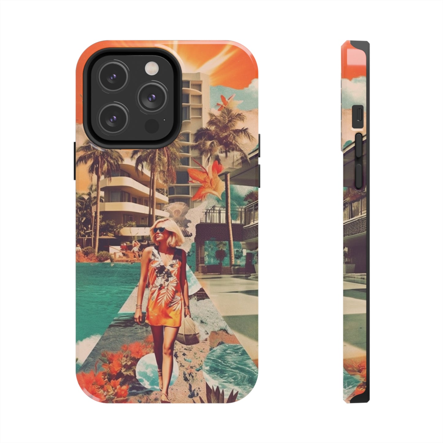 A Day at the Beach iPhone Tough Case | Embrace the Serenity of Coastal Living with Reliable Protection