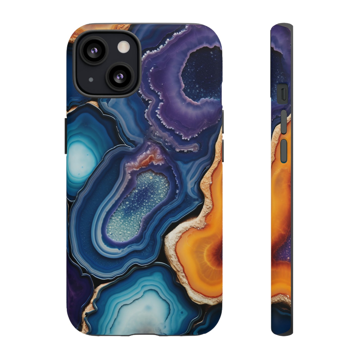 Agate Slice Geode Elegance: Natural Beauty Phone Case