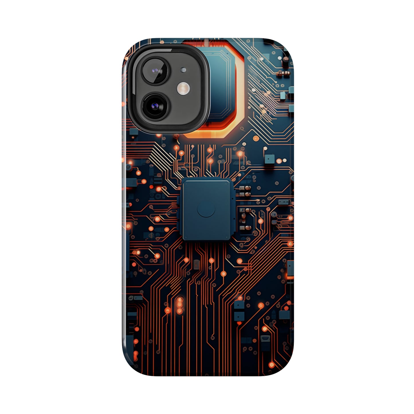 Neon Nexus: Cyberpunk Circuit Board | Futuristic Tech-Inspired iPhone Case