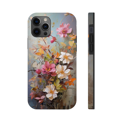 Floral Bliss Tough iPhone Case | Impact Resistant Phone Cover