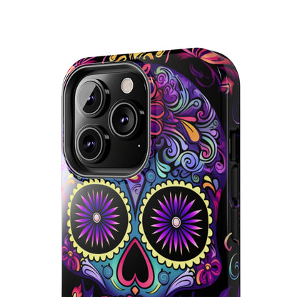 Sugar Skull iPhone Case | Dia de los Muertos Tough Case for iPhone 11, 12, 13