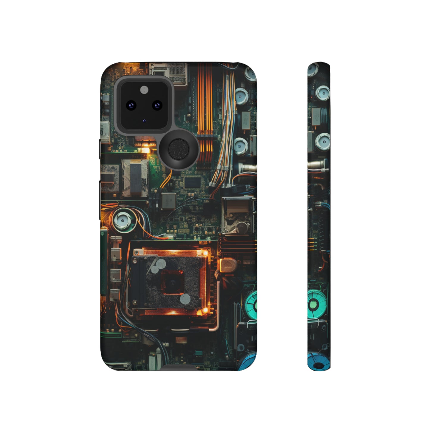 Circuit Board Themed Tough Phone Case