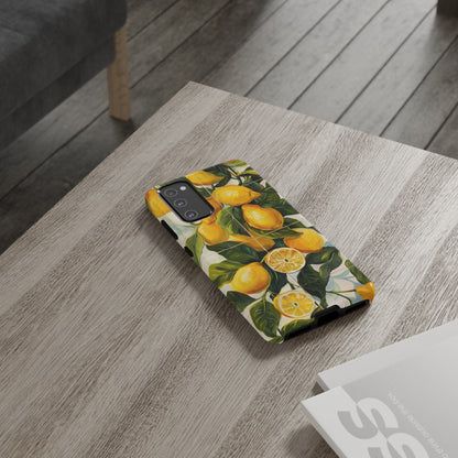 Mediterranean Lemon Italian Tile iPhone 14 Case