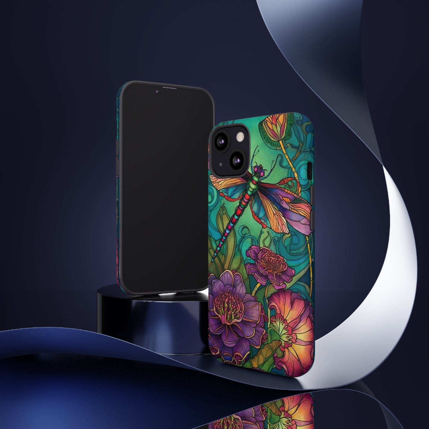 Art Nouveau Dragonfly - A Timeless Symbol of Elegance for Google Pixel, iPhone, and Samsung Cases