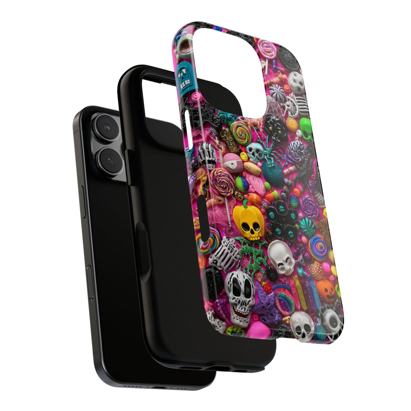 Spooky Phone Case, Candy Gothic Alt Punk Junk