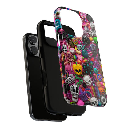 Spooky Phone Case, Candy Gothic Alt Punk Junk