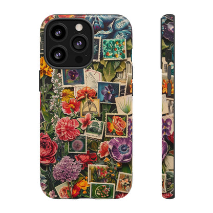 Vintage Floral Stamps Phone Case