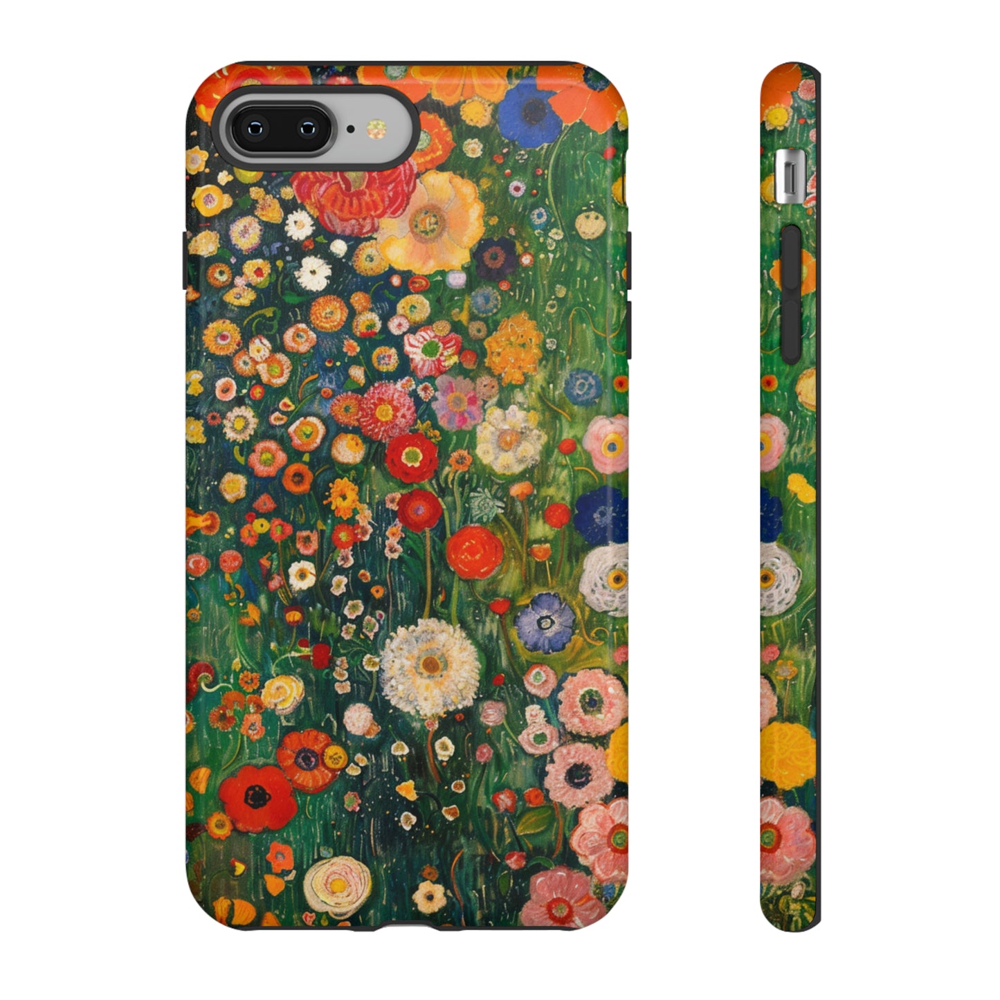 Gustav Klimt Style Flower Garden Painting Phone Case