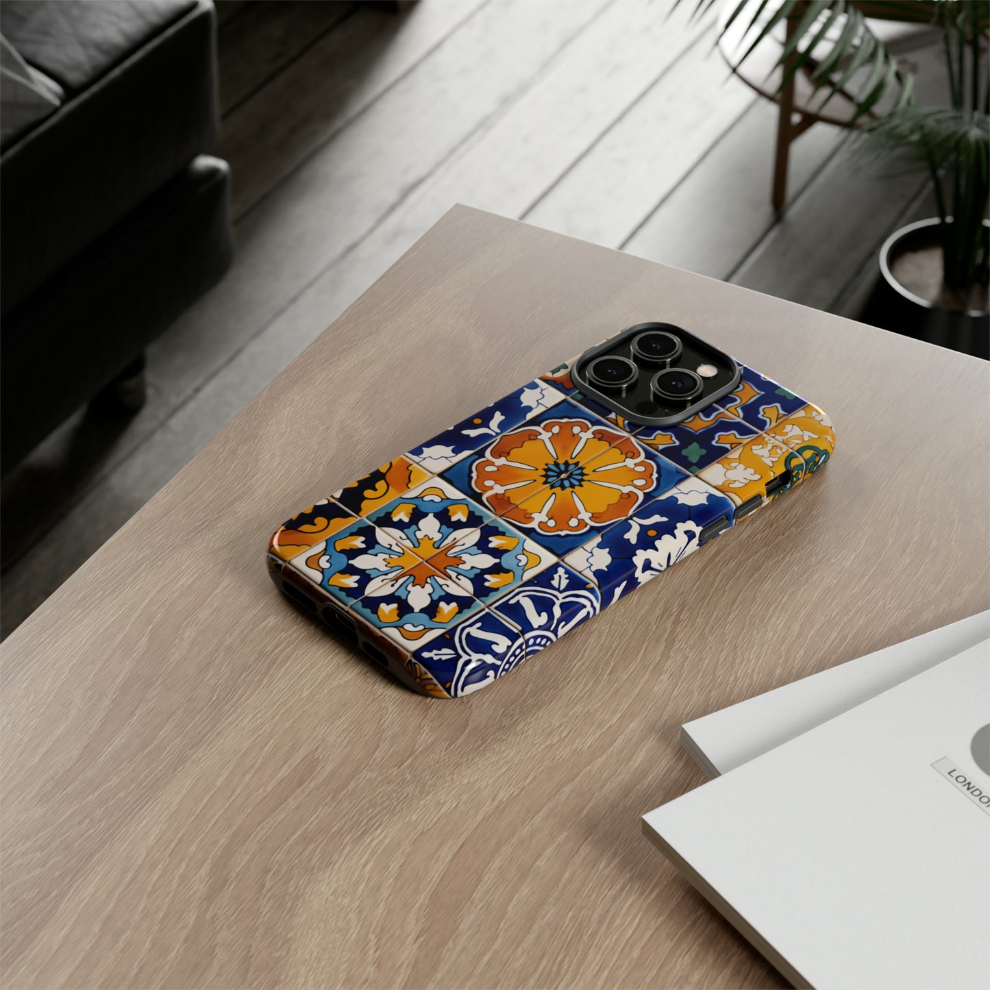 Mexican Tile iPhone Case Colorful Floral Phone Case