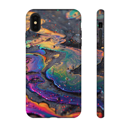 Opalescent Marbled Holographic Print Phone Case