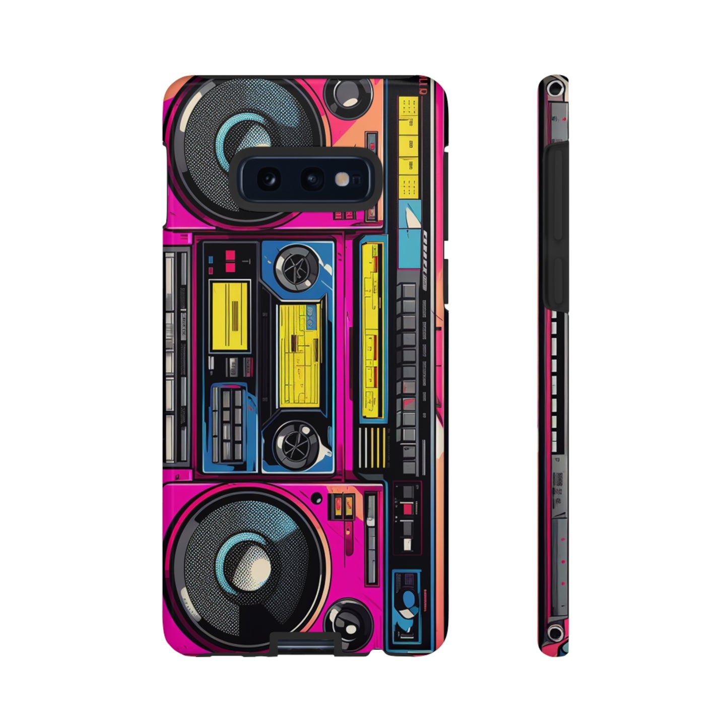 Boombox Hip Hop Music iPhone Case | Embrace Retro Vibes with Urban Beats for Google Pixel, iPhone, and Samsung Cases