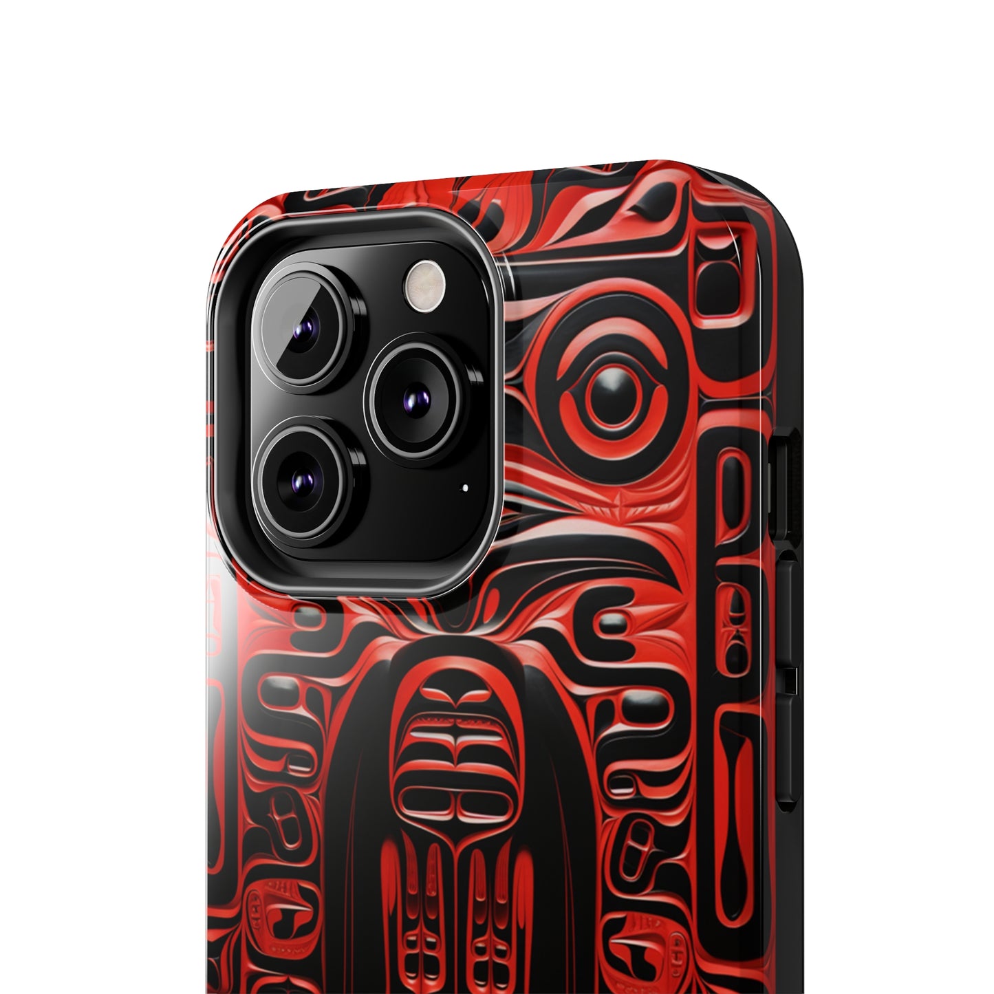 Raven Totems: Northwest Native American Carving | Heritage iPhone Case