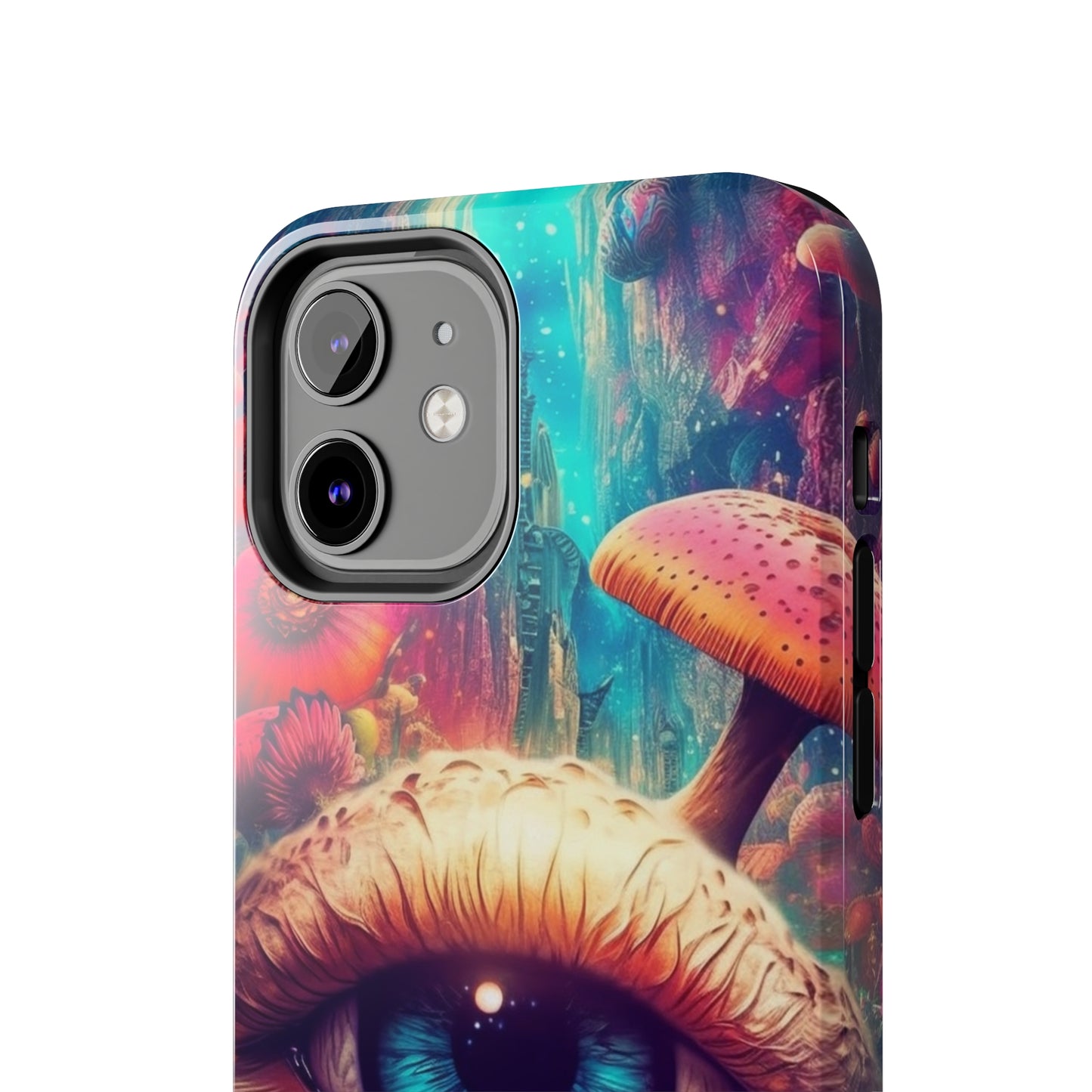 Eye of the Mushroom Psychedelic Art iPhone Case | Embrace the Trippy Enigma