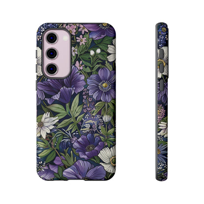 Floral Sage Purple Wildflower Phone Case