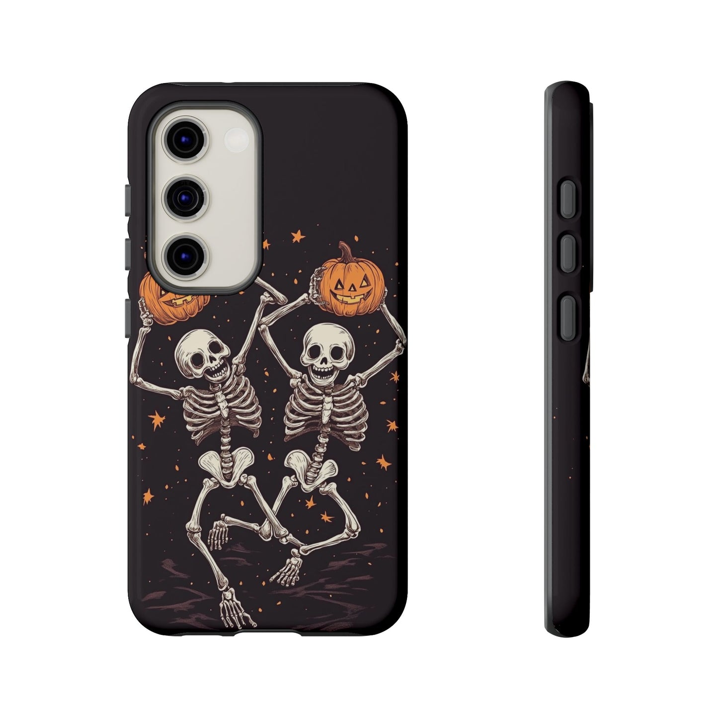 Dancing Skeletons with Jack-o'-Lanterns Phone Cover