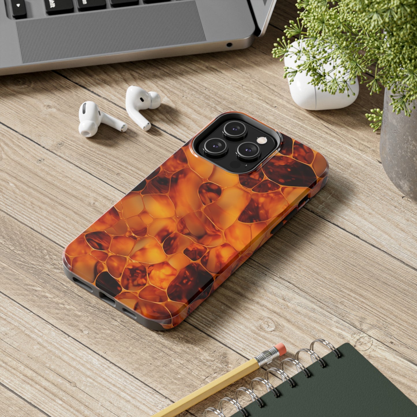 Retro Tortoise Shell iPhone Case | Vintage Elegance and Modern Protection