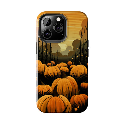 Halloween Fall Pumpkins iPhone Case | Embrace the Spooky Autumn Vibes