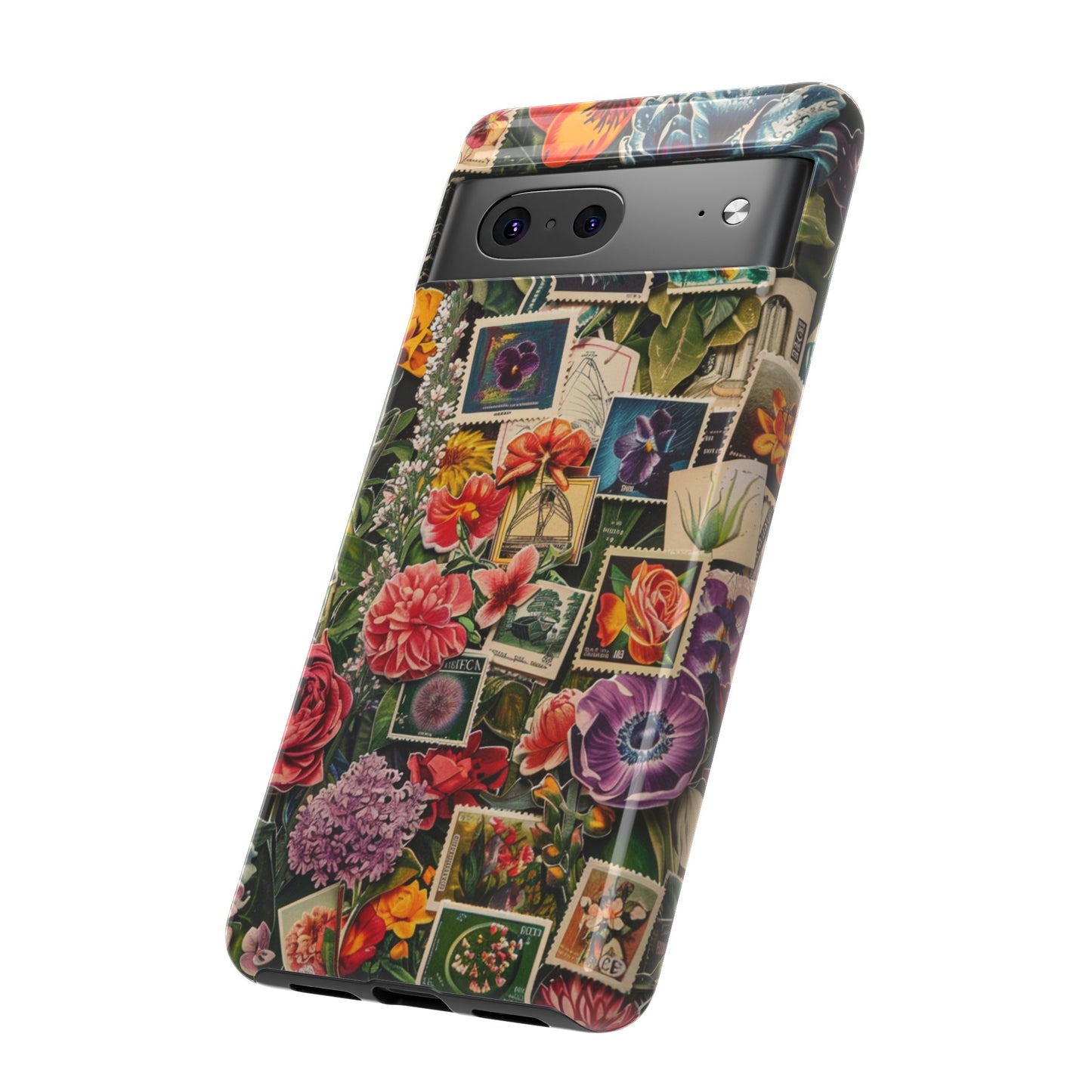 Vintage Floral Stamps Phone Case