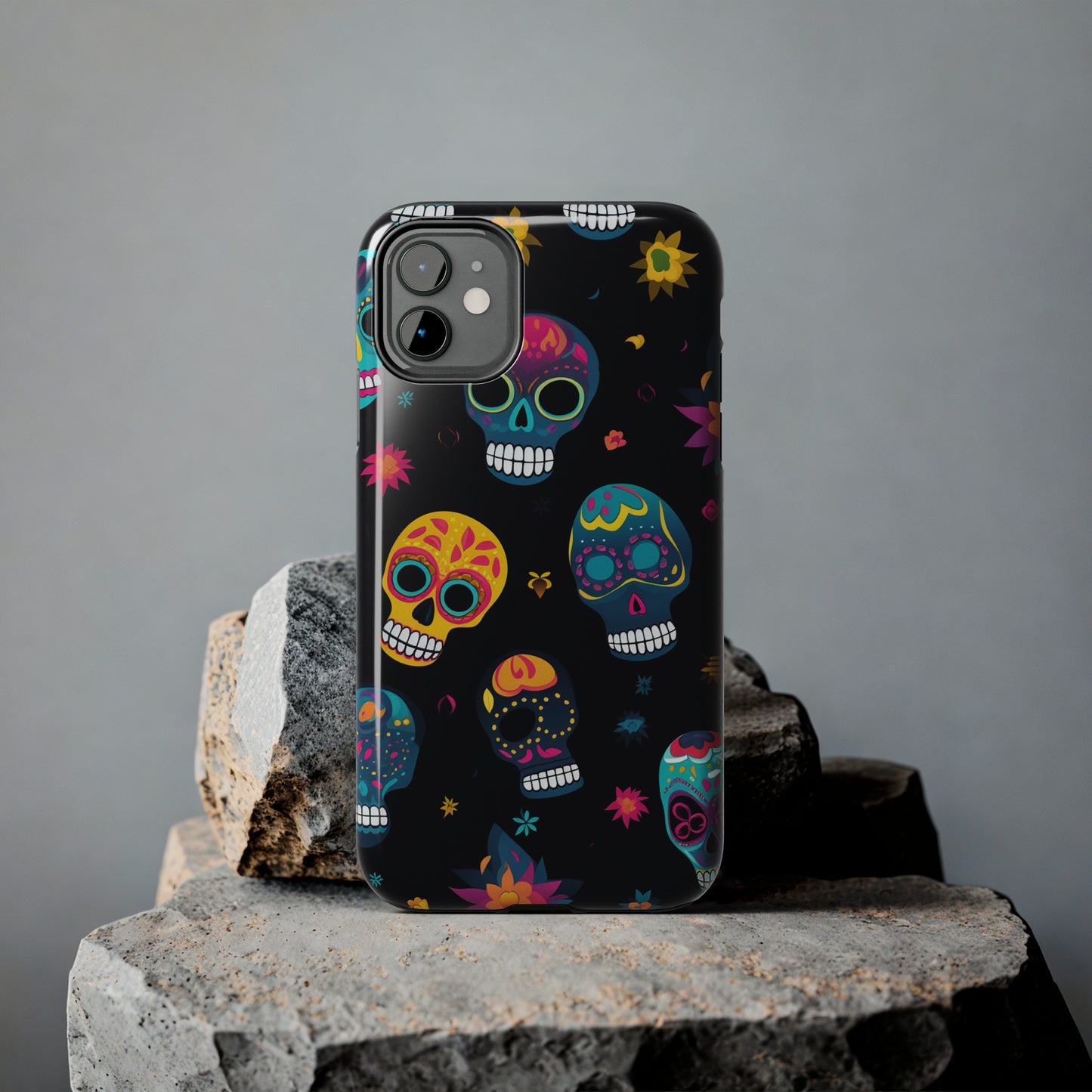 Sugar Skull iPhone Case | Day of the Dead Elegance for Apple iPhone Models