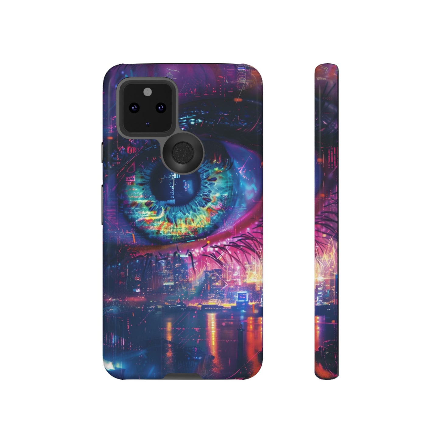 Eye of the Beholder Cyberpunk Art Phone Case