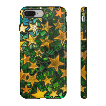 Green Celestial Stained Glass Mosaic Phone Case