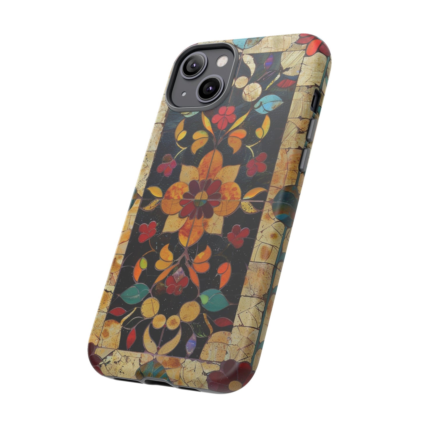 Azulejo Porcelain Vintage Tile Mediterranean Design Phone Case