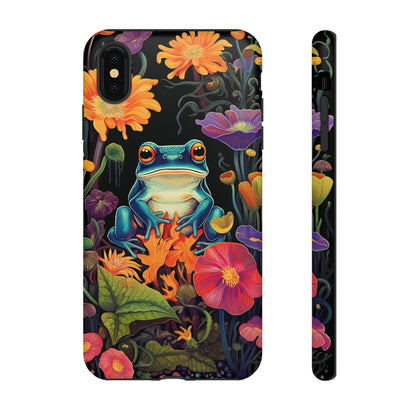 Floral Frogs Elegance Phone Case for Google Pixel, iPhone & Samsung Galaxy