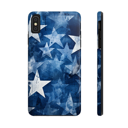 Starry Nights: Denim Dreams | Celestial Star-Patterned iPhone Case