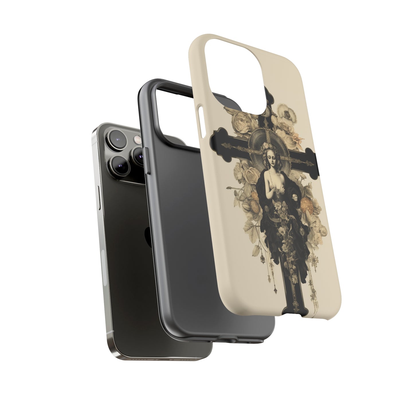 IPhone Case Vintage Retro Gothic - A Timeless Symbol of Elegance for Google Pixel, iPhone, and Samsung Cases