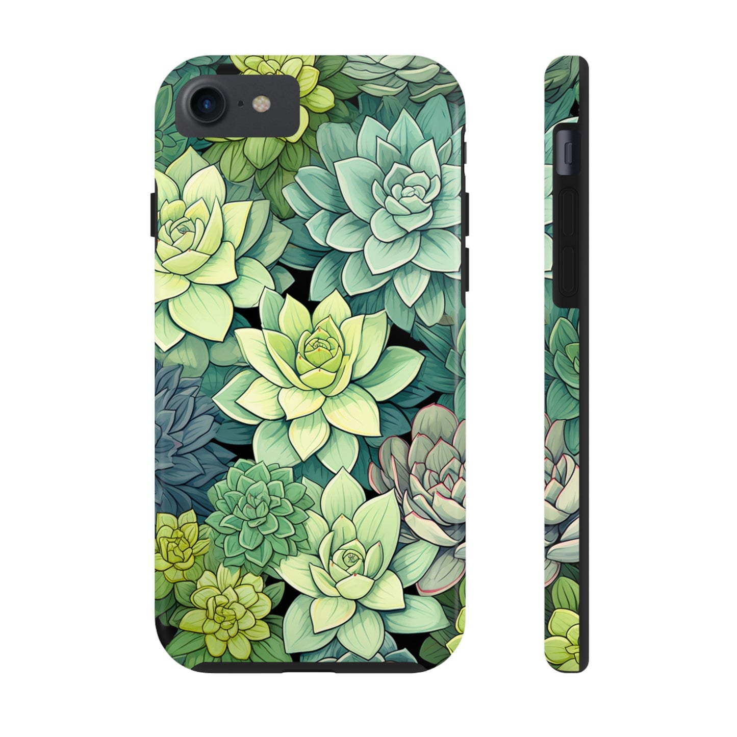 Succulent Desert Cactus Floral iPhone Case | Embrace the Beauty of Arid Elegance