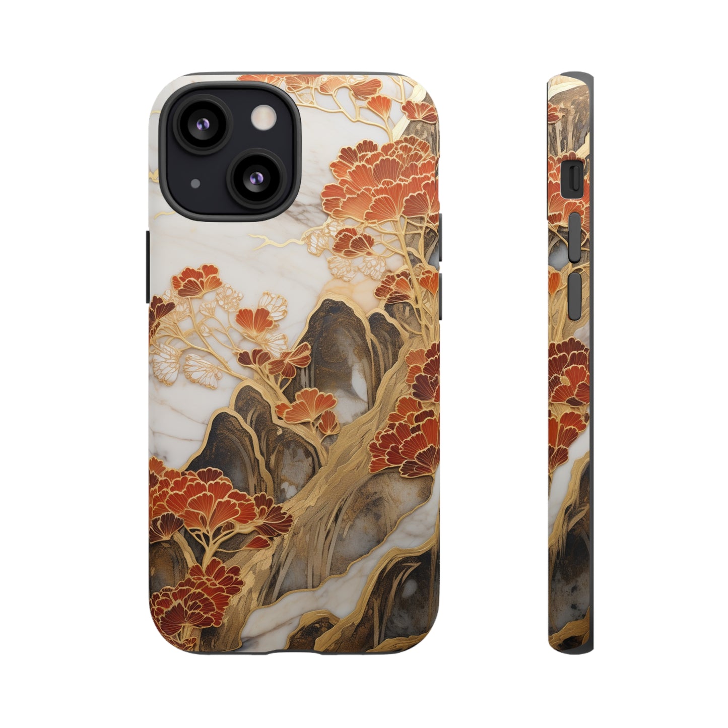 Chiyogami Floral Tough iPhone Case Galaxy S23 S22 S21 S20 Plus Ultra | Iphone 14 13 12 11 8 Pro Max Mini | Pixel 7 6 Pro 5 | Japanese Boho