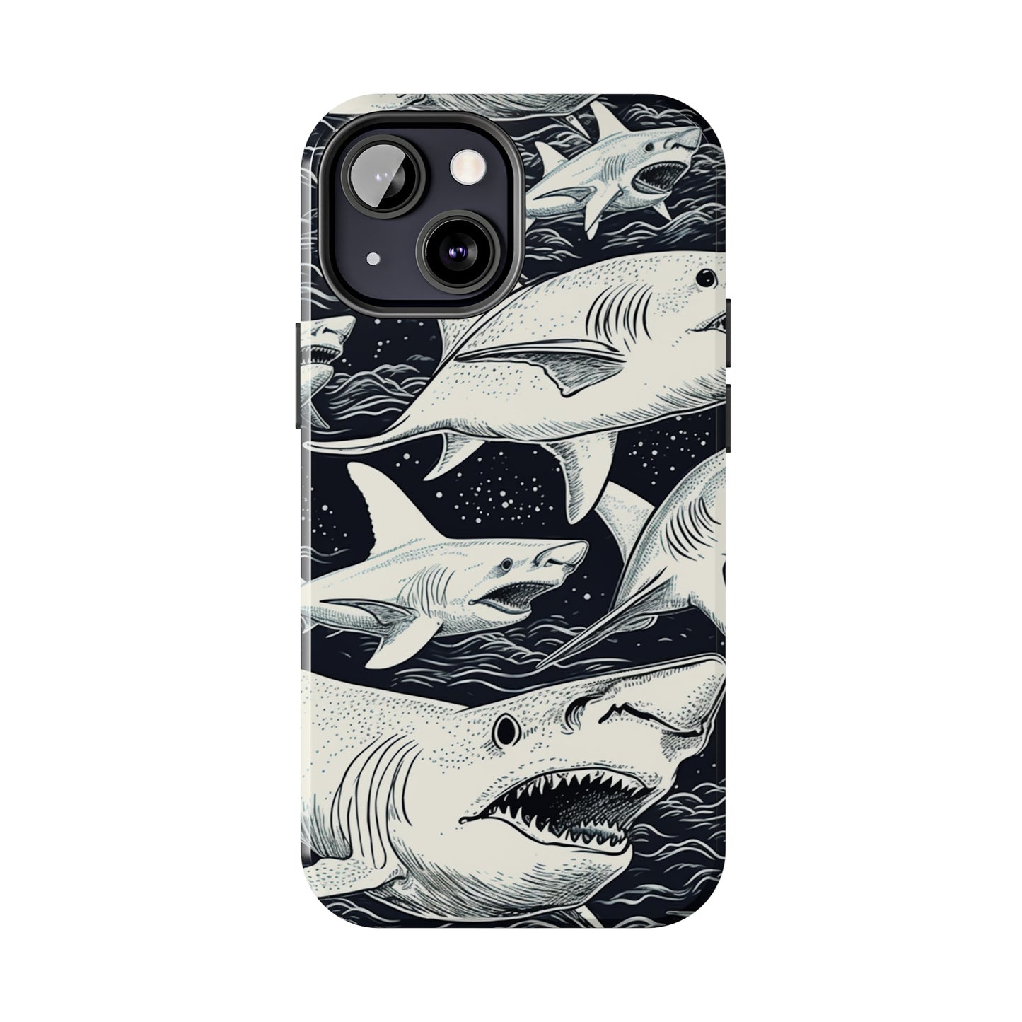 Shark Design | Swimming with the Sharks Aquatic Adventure iPhone 13 Case