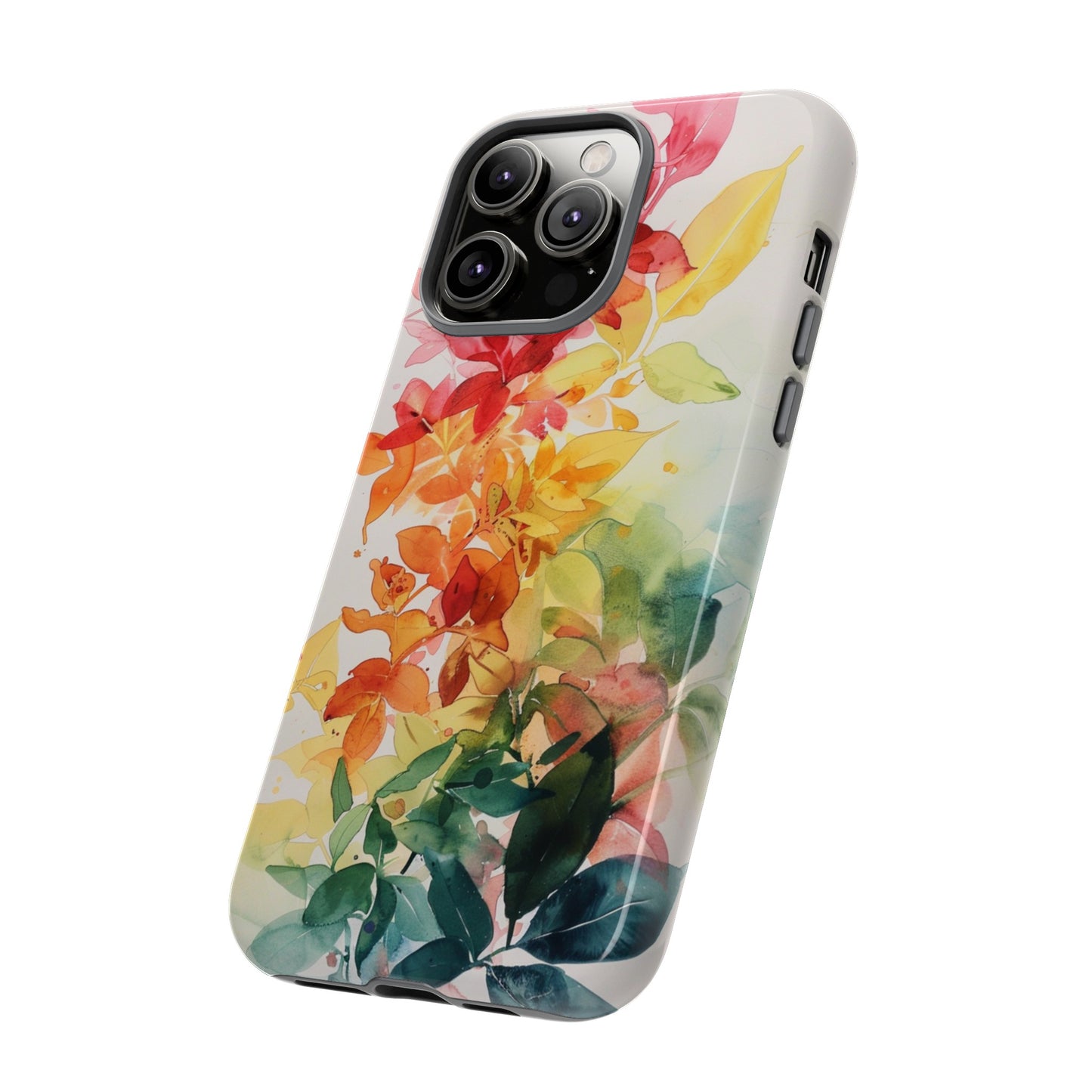 Floral Watercolor Painting iPhone 15 Case