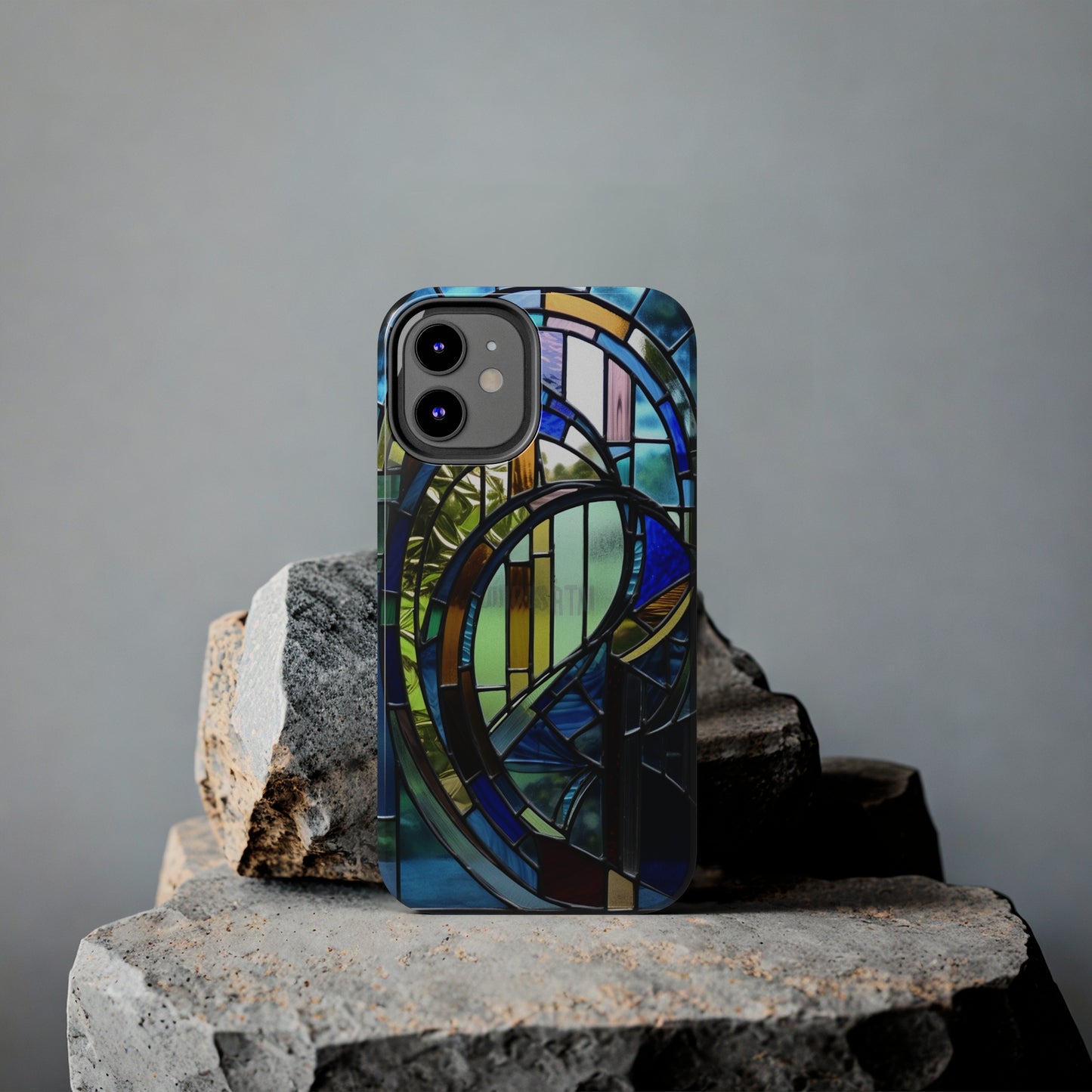 Stained Glass Floral: Art Deco Delight | Boho Chic Tough Case for iPhone & Samsung Galaxy Models