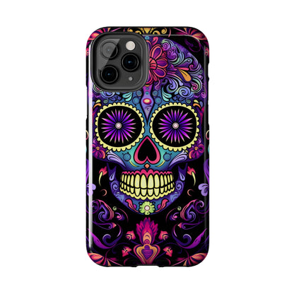 Sugar Skull iPhone Case | Dia de los Muertos Tough Case for iPhone 11, 12, 13