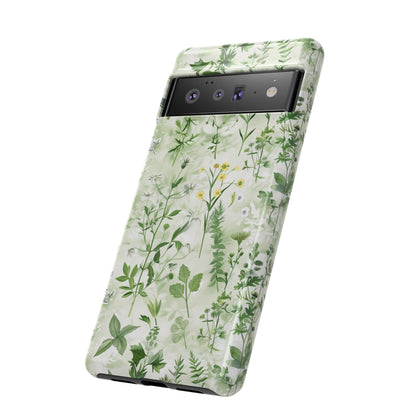 Floral Sage Green Wildflower Phone Case